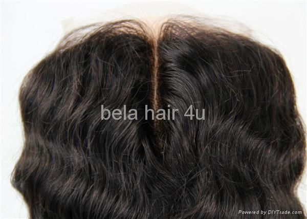 brazilian virgin lace frontal Indian remy hairpieces 5