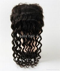 brazilian virgin top closure full lace hair pieces