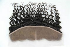 brazilian virgin Indian remy human hair top closure