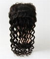 brazilian virgin Indian remy human hair top closure 3