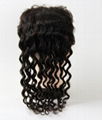 full lace closurs 100%brazilian virgin hair pieces 2