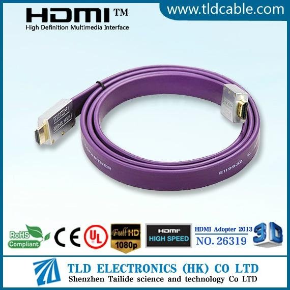 Flat HDMI to HDMI Cable 1080P