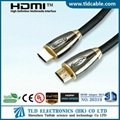 Certificated 1.4V HDMI Cable Gold Plated Metal Shell