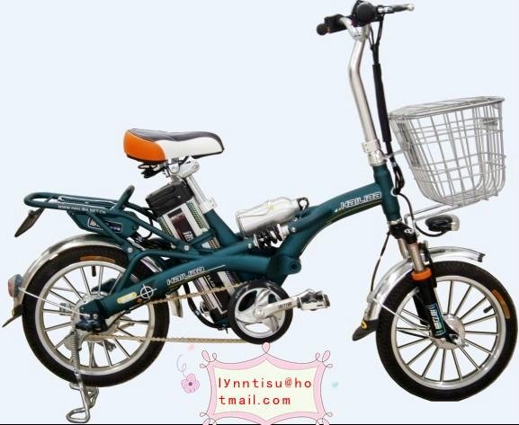 folding e bike with built-in lithium battery