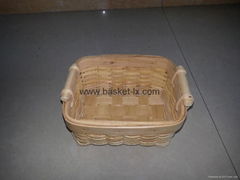 wooden basket