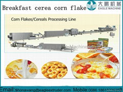 Automatic breakfast cereal  corn flake processing line 