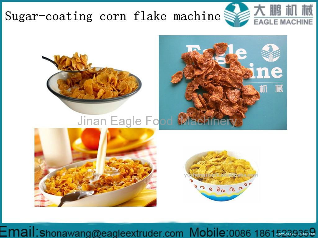 Automatic breakfast cereal  corn flake processing line  3