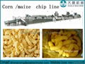 Puffed cereal snack food extruder machine processing line 