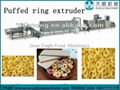 Puffed cereal snack food extruder machine processing line  4