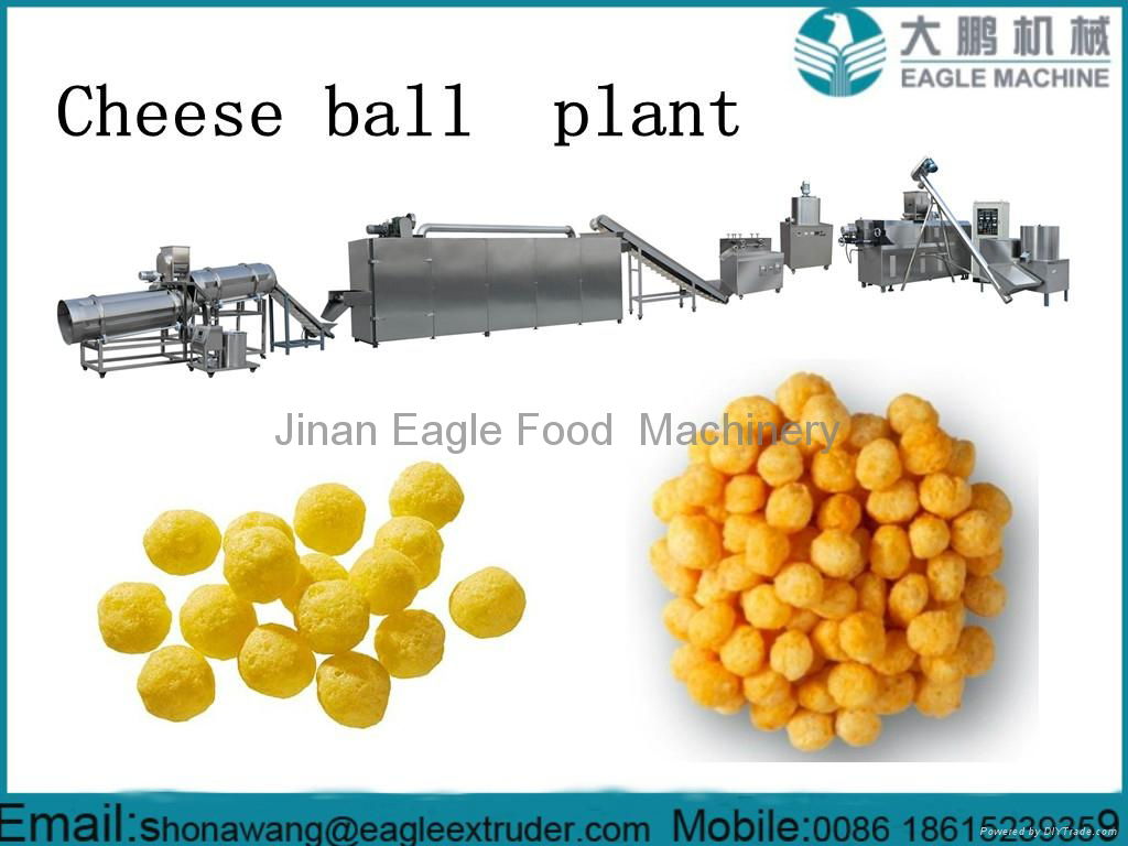 Puffed cereal snack food extruder machine processing line  5