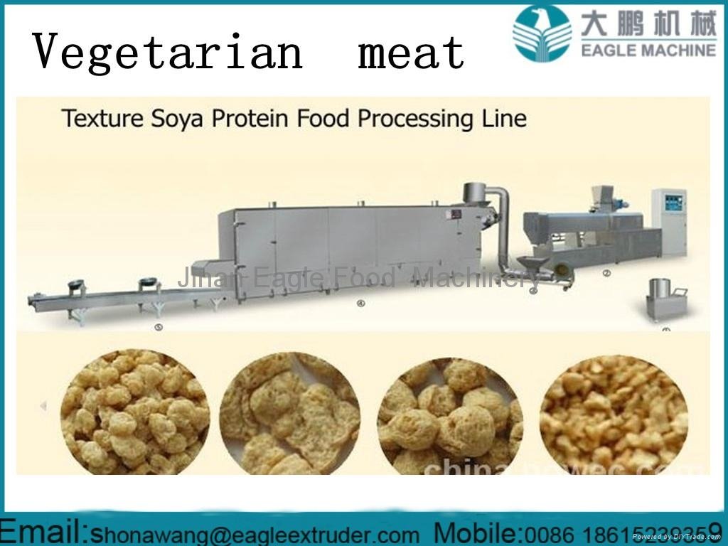Textured soybean protein extruder machine