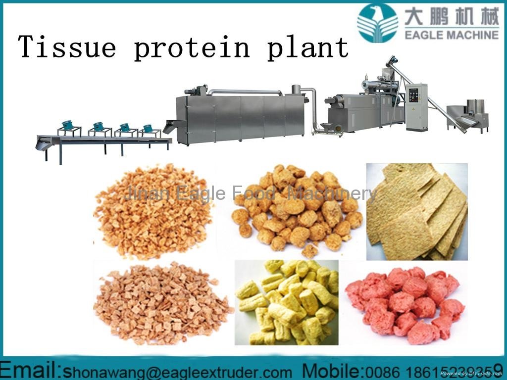 Textured soybean protein extruder machine 2