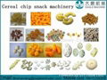 Automatic cereal puffed  snack extruder