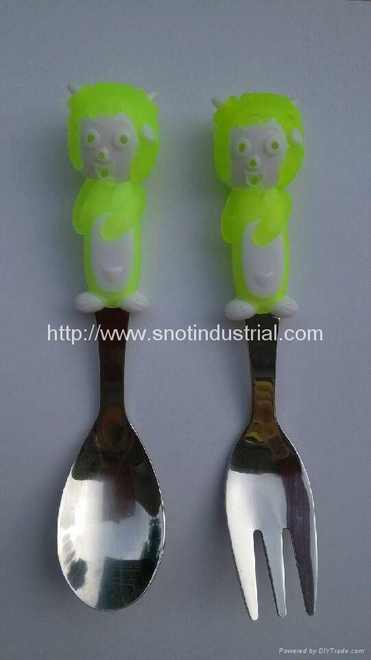 2pc kid cutlery with gift box packing 3