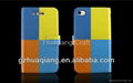 HOT selling 2013 NEW LANUCHED PU Leather Phone Case with Simple Checks Design 4