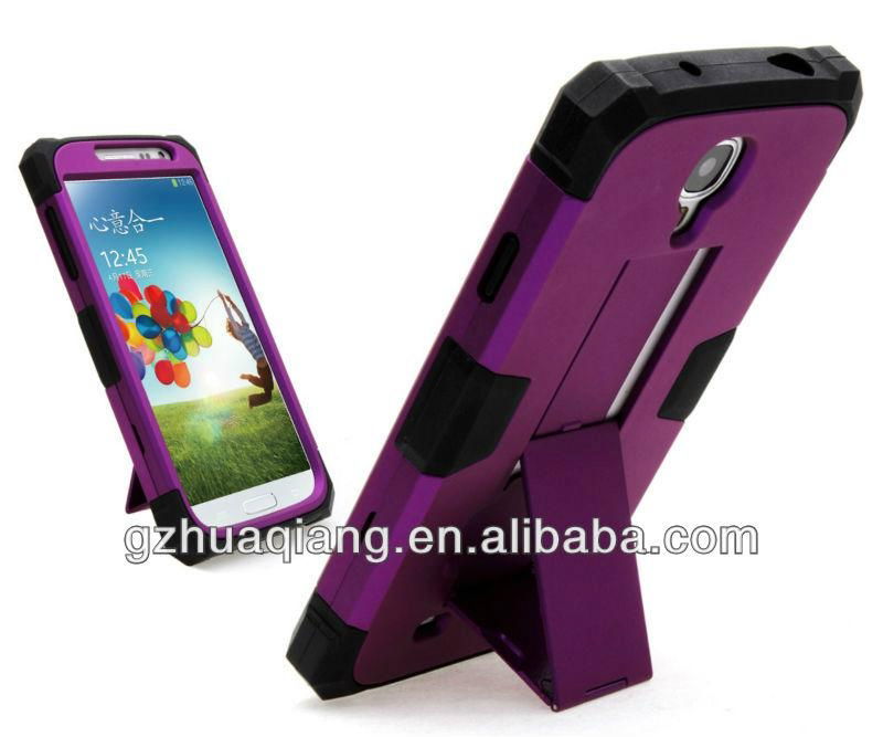 Durable Quality PC + Silicone Phone Case with Adjustable Stand