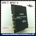 DVB-T MPEG-4 car digital tv receiver dual tuner (M-618)  2