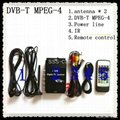 DVB-T MPEG-4 car digital tv receiver dual tuner (M-618)  5