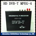  HD DVB-T MPEG-4 car Digital tv receiver dual tuner (M-688) 1