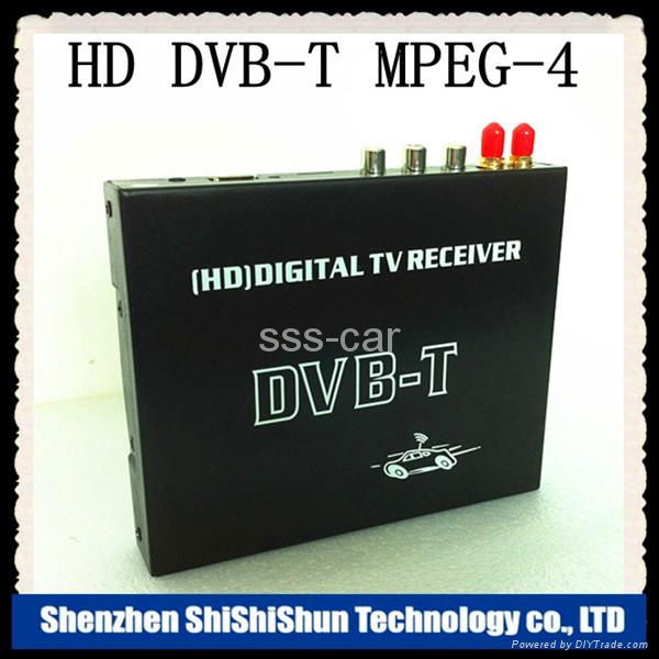  HD DVB-T MPEG-4 car Digital tv receiver dual tuner (M-688) 2