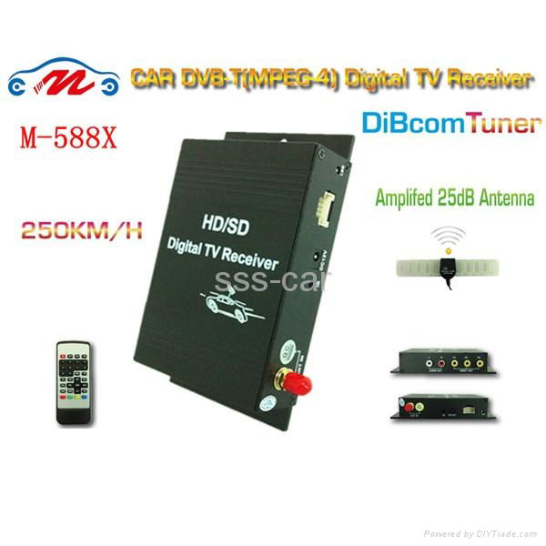 DVB-T MPEG-4 car digital tv tuner (M-588X) 2