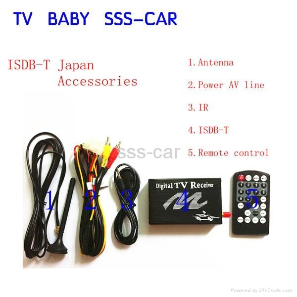  car ISDB-T Japan one seg digital tv receiver (M-388) 4
