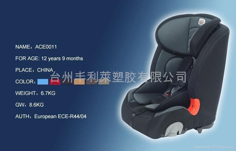 child car safety seat for  9month to  12years  old  child  3