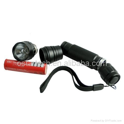 China hot style Cree Q5 501B CE ROHS approved aluminum led flashlight