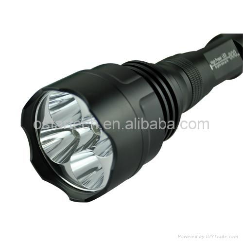 Best price 1200lumen TR-1200 5*CREE Q5 rechargeable led flashlight