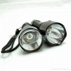 high lumen super bright widely used for bike hunting cree led flashlight