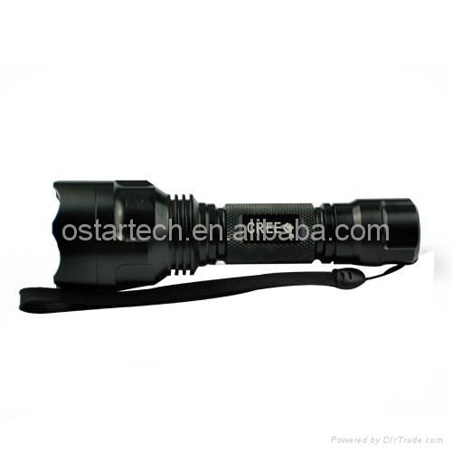 high lumen super bright widely used for bike hunting cree led flashlight 2