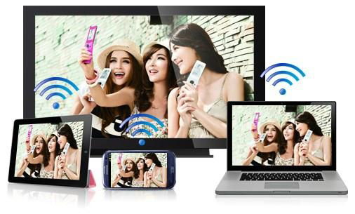 DLNA Miracast MirrorOp I push I media share wifi display dongle 5