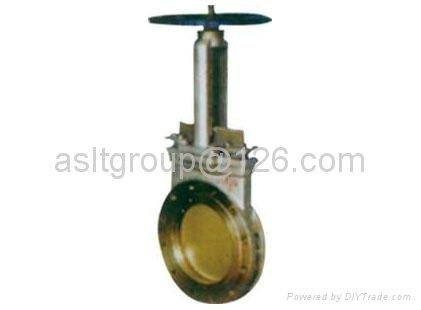 Manual blade type parallel slide valve