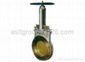 Manual blade type parallel slide valve