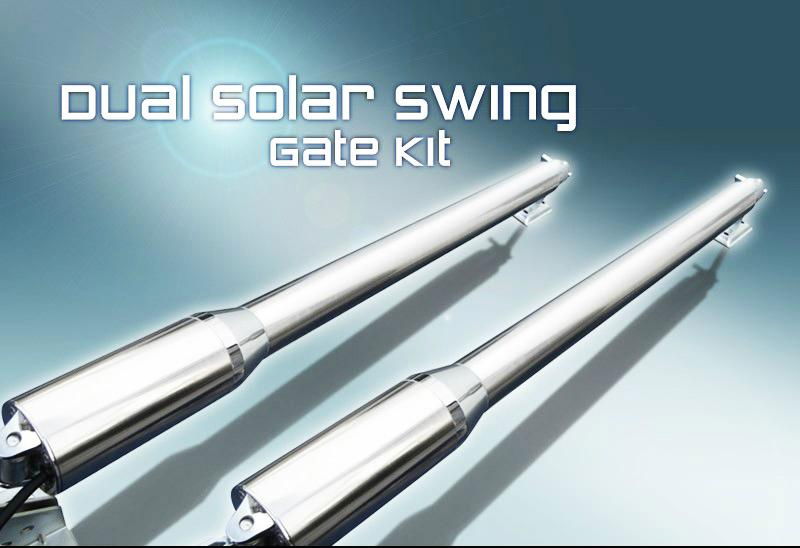 Ahouse Solar System Double Swing Gate Opener 2