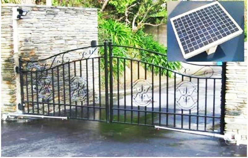 Ahouse Solar System Double Swing Gate Opener 4