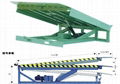 Stationary hydraulic yard ramp