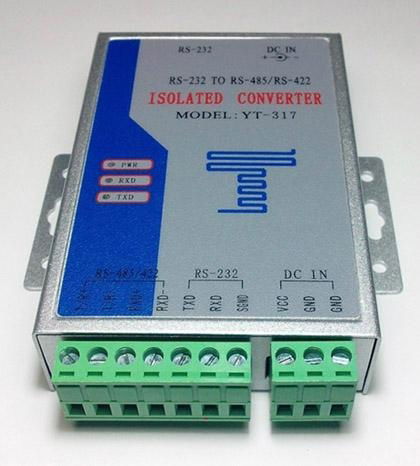 研通科技YT-327    工業級智能光隔離型485/422轉換器