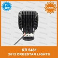 48W 5" CREE LED Work Light For Jeep SUV ATV Off-road Truck 4