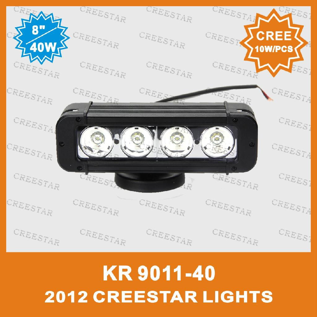 Single Row 11" 60W CREE Led Work Light Bar For Mining Boat  5