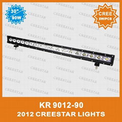 Single Row 30" 90W CREE Led Light Bar For SUV OFF-ROAD Driving light