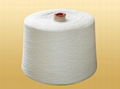 polyester melange yarn heather grey 4