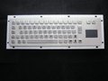 metal keyboard with touch pad size 330*100(mm) 2