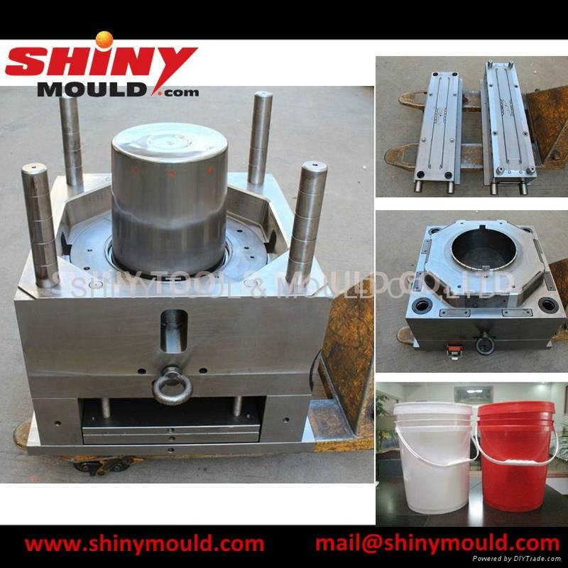 20L Plastic Bucket Mould Wiyh Cold Runner System 1