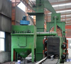 H section steel shot blasting cleaning machine