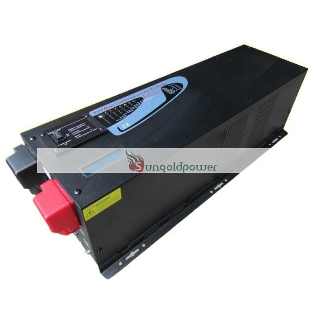 5000W Peak 15000W DC24V Pure Sine Wave Inverter With Charger 70AMP LCD Screen 1