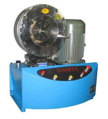 Hose crimping machine