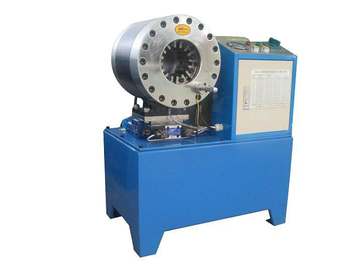 Hose crimping machine