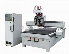 Three-process woodworking CNC router 