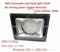 LED floodlight 100W